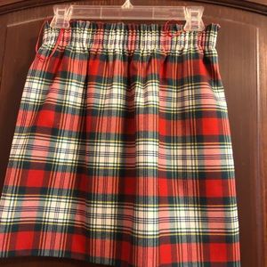 J.Crew plaid skirt